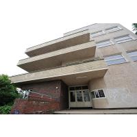 8162_3976 Hamburger Architekturgeschichte - Fassade mit Balkons an der Altonaer Seefahrtsschule. | Rainvilleterrasse - historische Bilder und aktuelle Fotos aus Hamburg Ottensen.